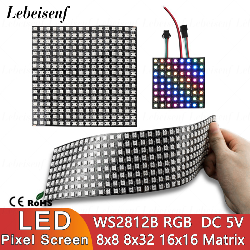 Ws2812B - شاشة LED رقمية بكسلات WS2812B SMD