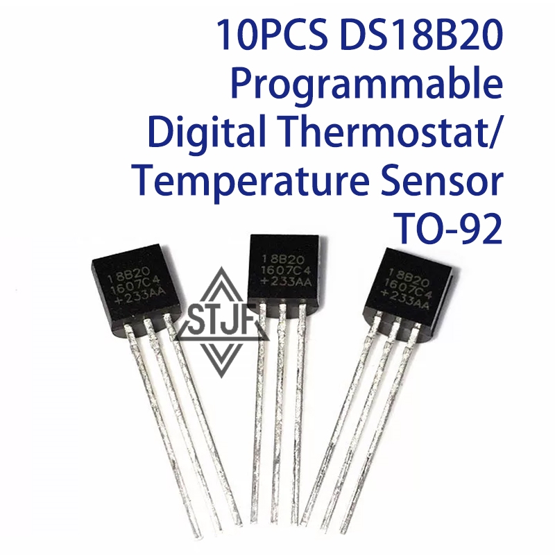 Ds18B20 - 10 قطع من مستشعرات درجة الحرارة
