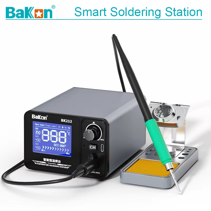 Soldering Iron Temperature Probe - محطة لحام ذكية باكون BK212 بقوة