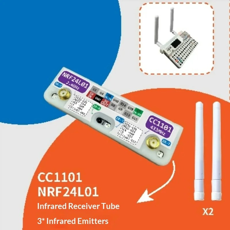Nrf24L01 - وحدة M5Stack CardPuter 3 في 1