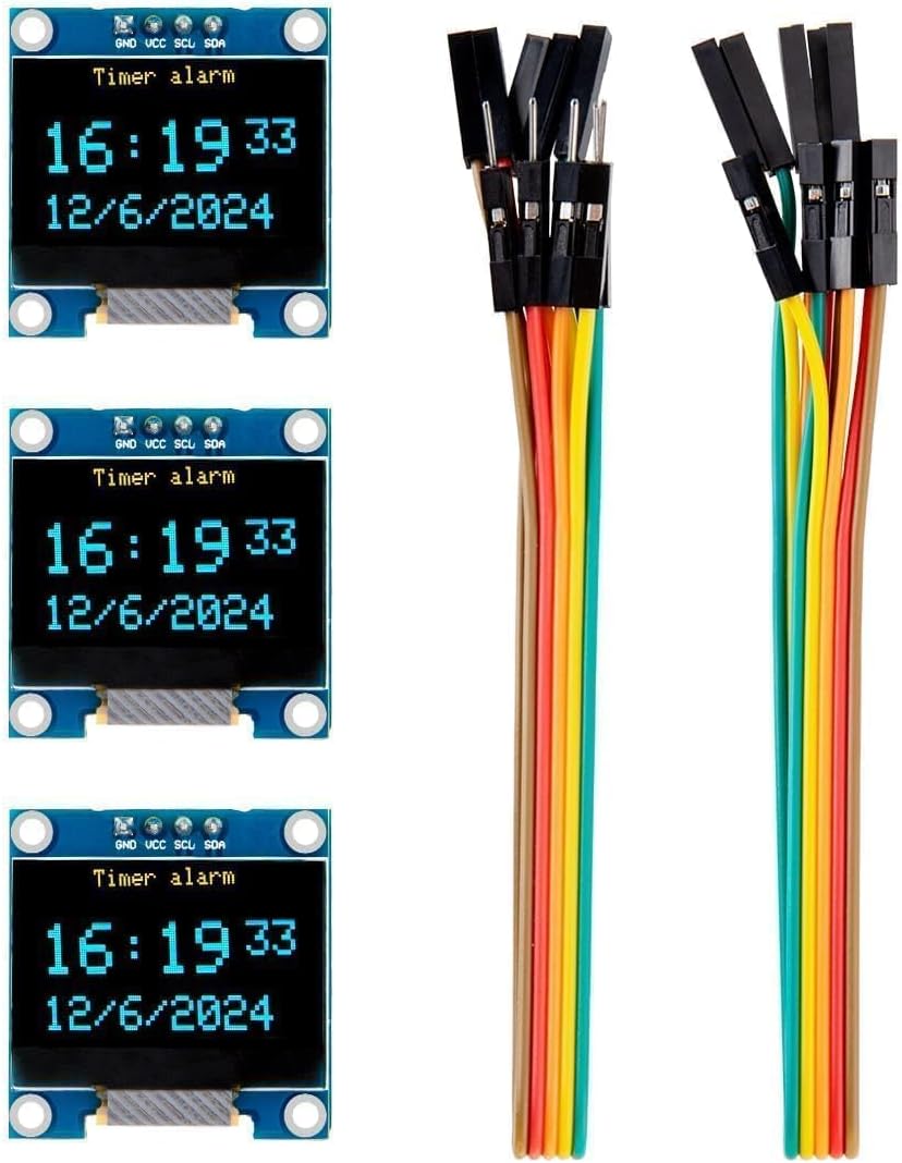 Oled Display 0.96 - 3 قطع شاشة عرض OLED مقاس