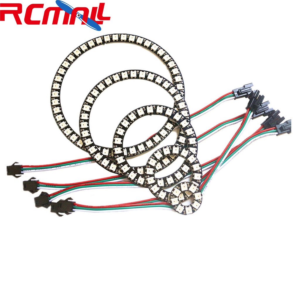 Ws2812B - RCmall 8/16/24/35/45/128 بت WS2812B 5050 بكسل