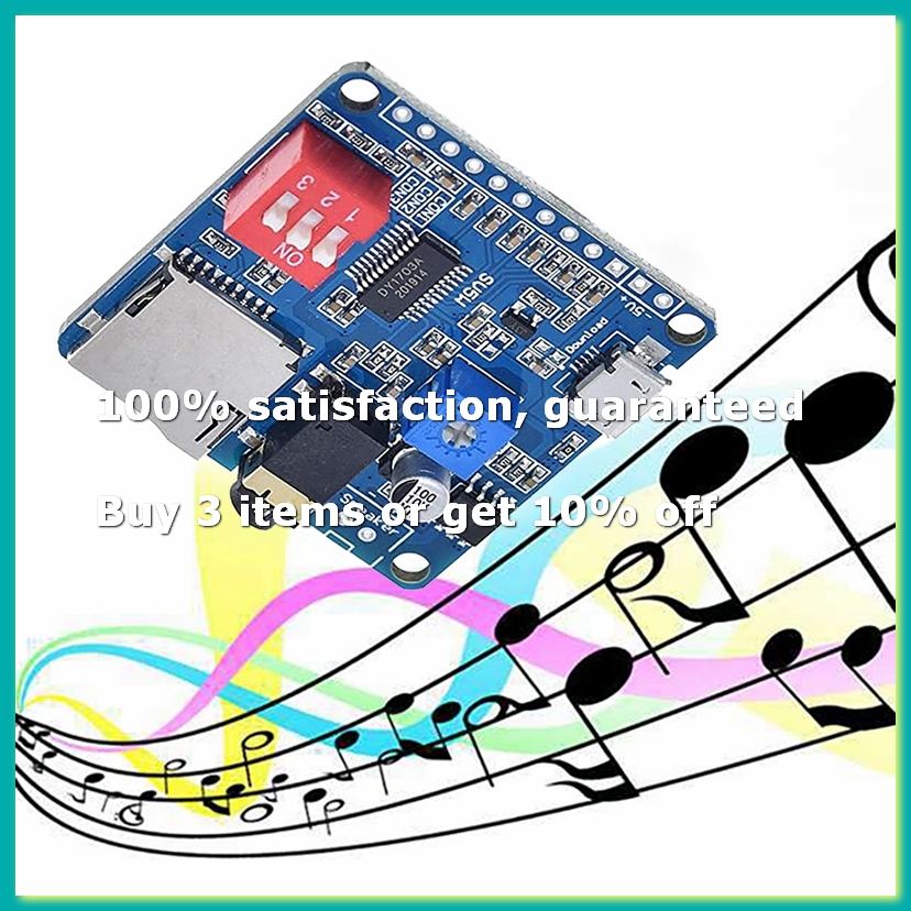 Sd Card Module - وحدة تشغيل الصوت DY-SV5W لمشغل الموسيقى