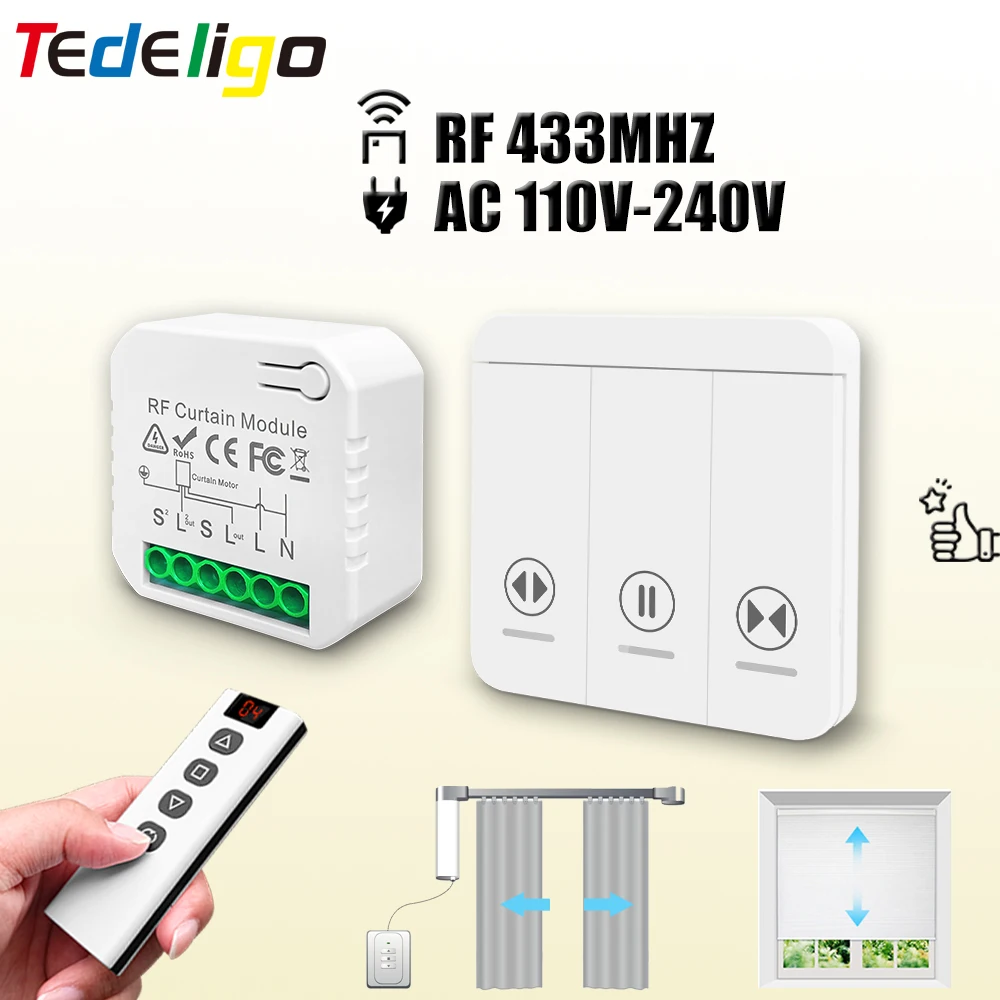 Ir Remote Module - وحدة التبديل الستار RF 433 MHz
