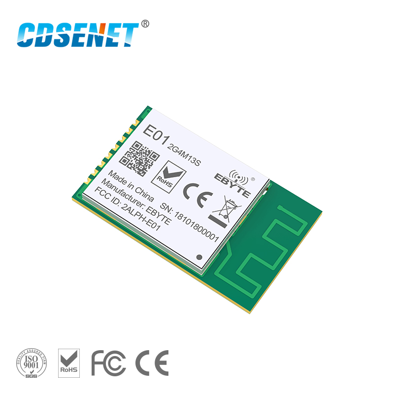 Nrf24L01 - 5 قطعة nRF24L01P 2.4GHz 20mW E01-2G4M13S