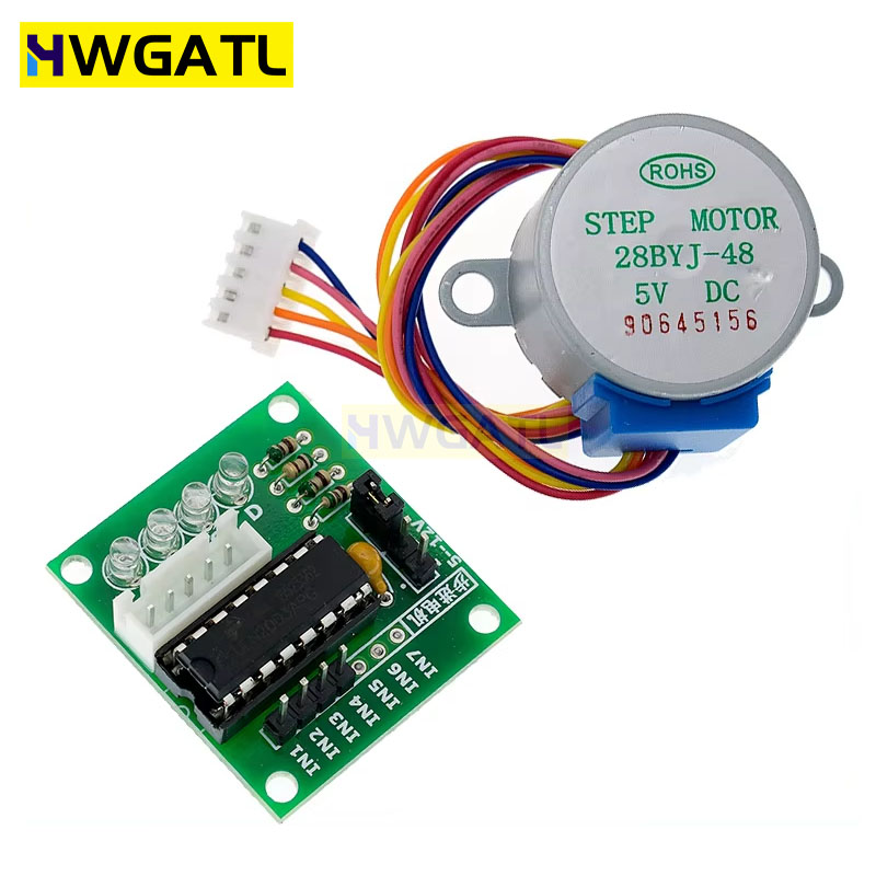Stepper Motor 28Byj - HWGATL 5 فولت 4-Phase 28BYJ-48 تيار