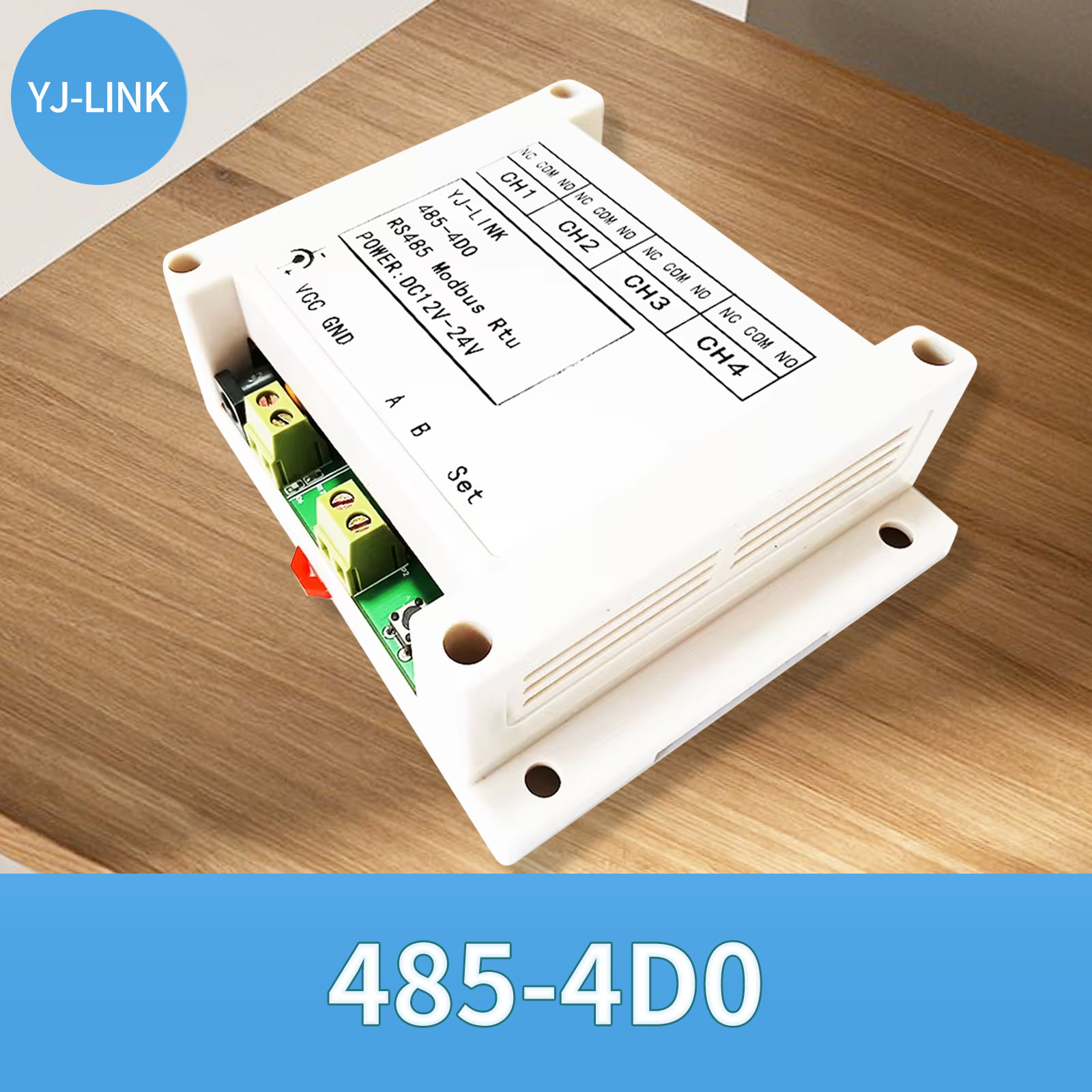 Relay Module 4 Channel - 485-4DO RS485 4-قناة التتابع التحكم عن
