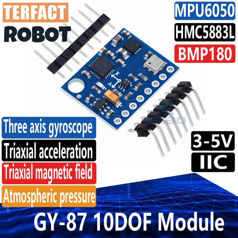 Mpu6050 - 1 ~ 5 قطعة وحدة استشعار