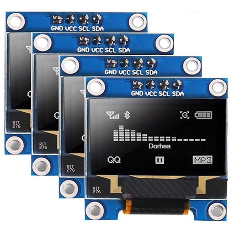 Oled Display 0.96 - A37T-4Pcs شاشة عرض OLED مقاس 0.96