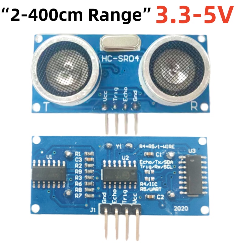 Ultrasonic Sensor Hc-Sr04 - 1-10 قطعة HC-SR04 مستشعر بالموجات فوق