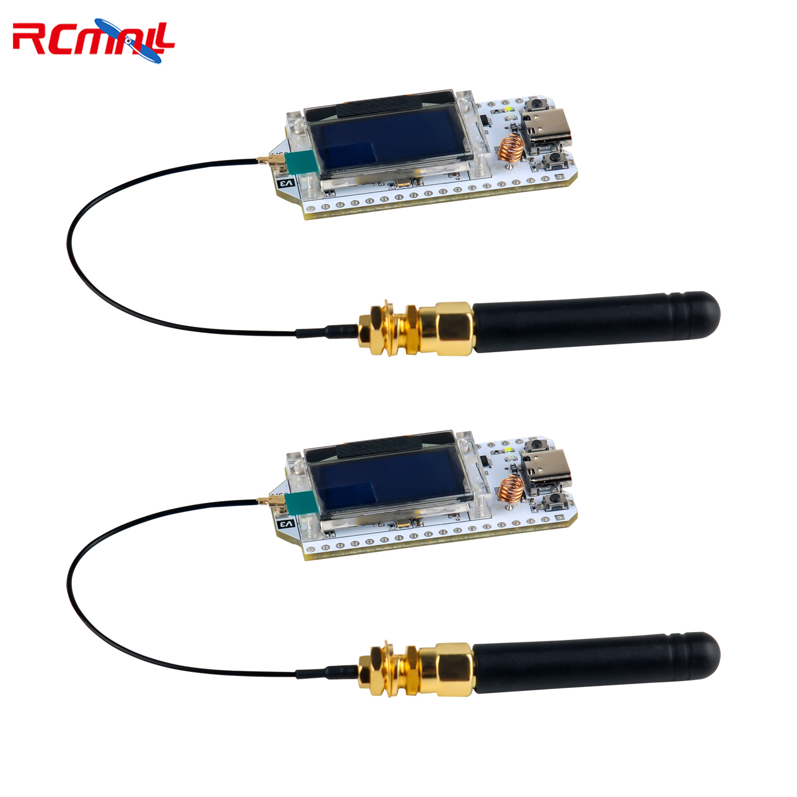 2 مجموعات LoRa32 V3 868 ميجا ه - مراجعة Oled Display 0.96 وسعره