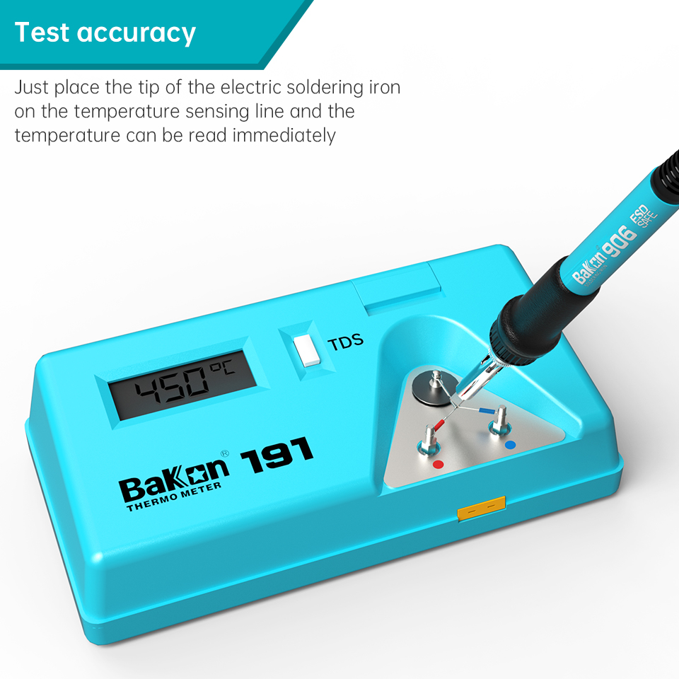 Bakon BK191 مقياس حرارة اختبار - مراجعة Soldering Iron Temperature Probe وسعره