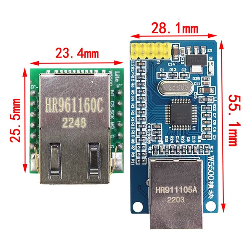 وحدة شبكة إيثرنت AA60 W5500، ت - مراجعة Ethernet W5500 وسعره