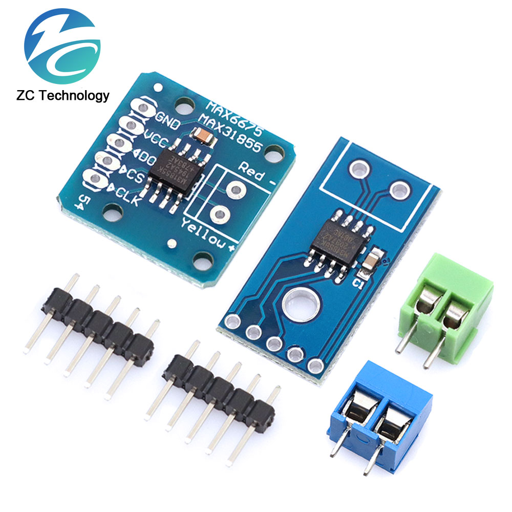 وحدة MAX31855 الجديدة K نوع مس - مراجعة Thermocouple Module K Type وسعره