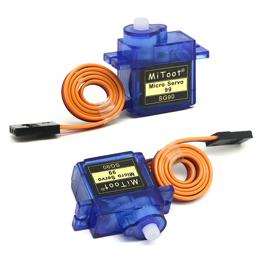 1/2/5 قطعة Mitoot Rc Mini مايك - مراجعة Servo Sg90 وسعره