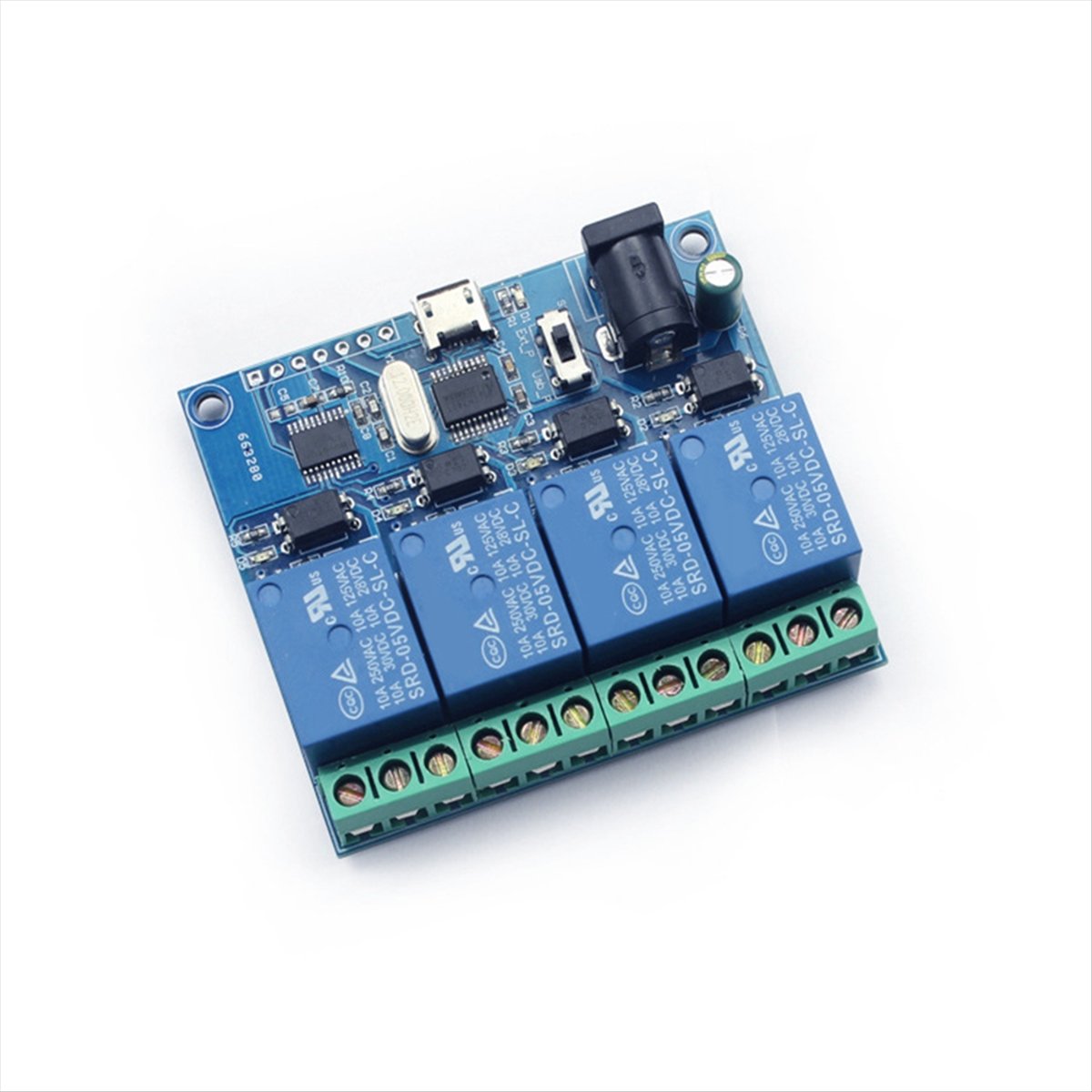 وحدة ريلاي USB رباعية القنوات  - مراجعة Relay Module 4 Channel وسعره