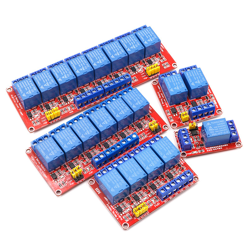 وحدة ترحيل بـ 1/2/4/8 قنوات، ت - مراجعة Relay Module 4 Channel وسعره