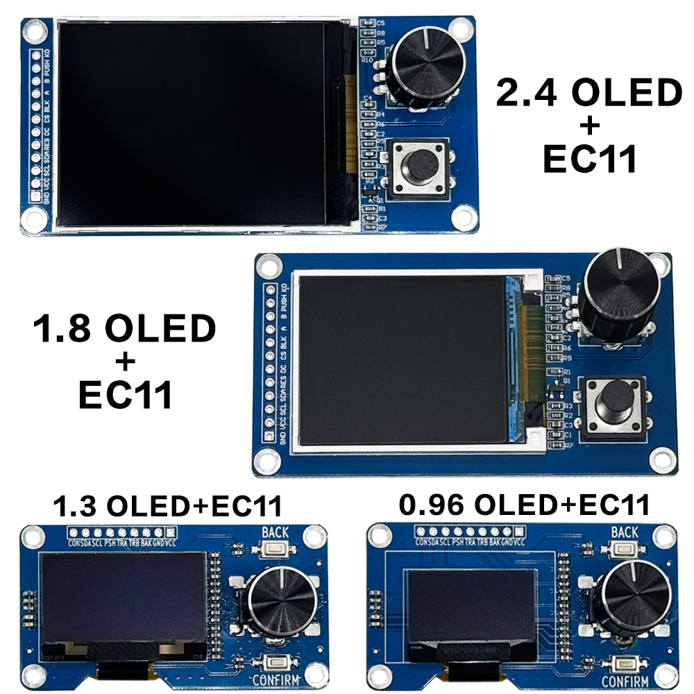 وحدة شاشة TFT OLED طراز EC11 م - مراجعة Oled Display 0.96 وسعره