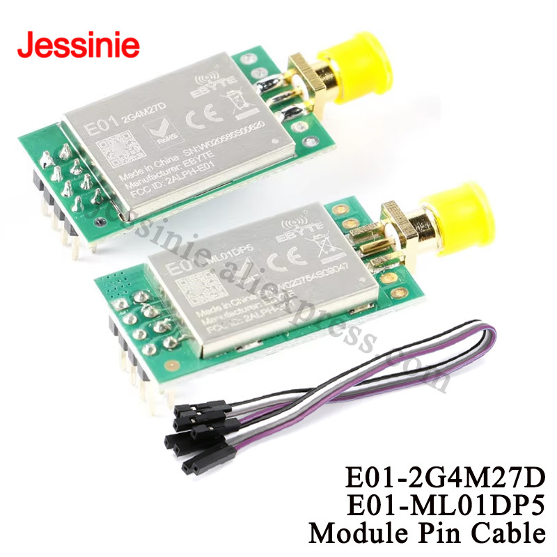 وحدة لاسلكية E01-2G4M27D E01-M - مراجعة Nrf24L01 وسعره