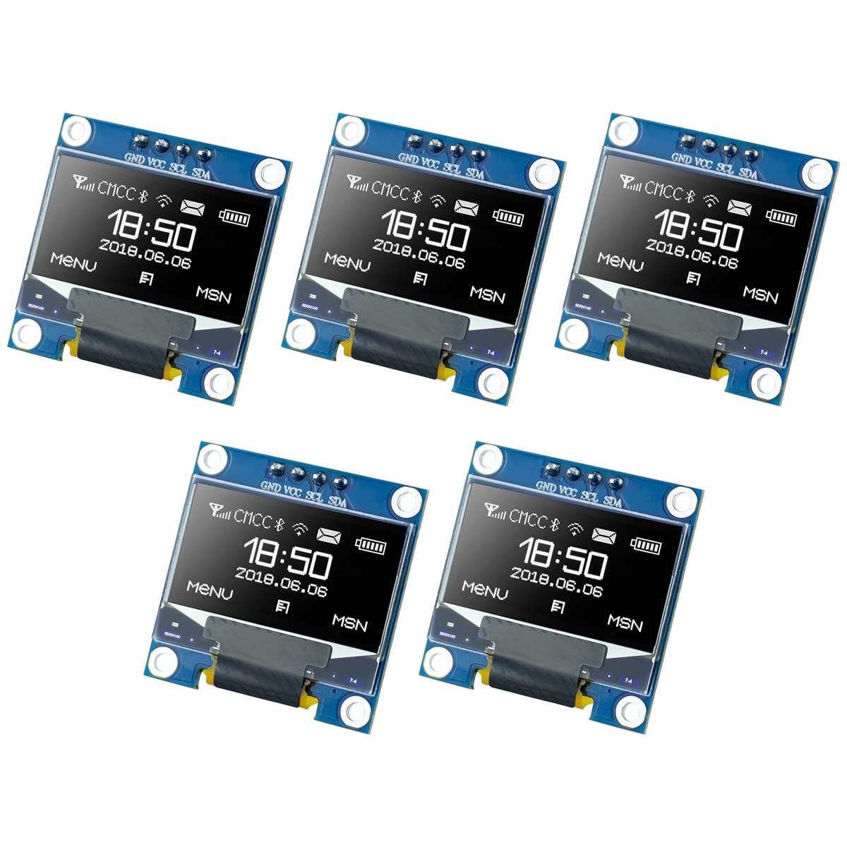 وحدة عرض OLED I2C IIC مقاس 0.9 - مراجعة Oled Display 0.96 وسعره