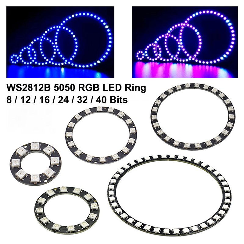 حلقة إضاءة LED ذكية WS2812 بيك - مراجعة Ws2812B وسعره