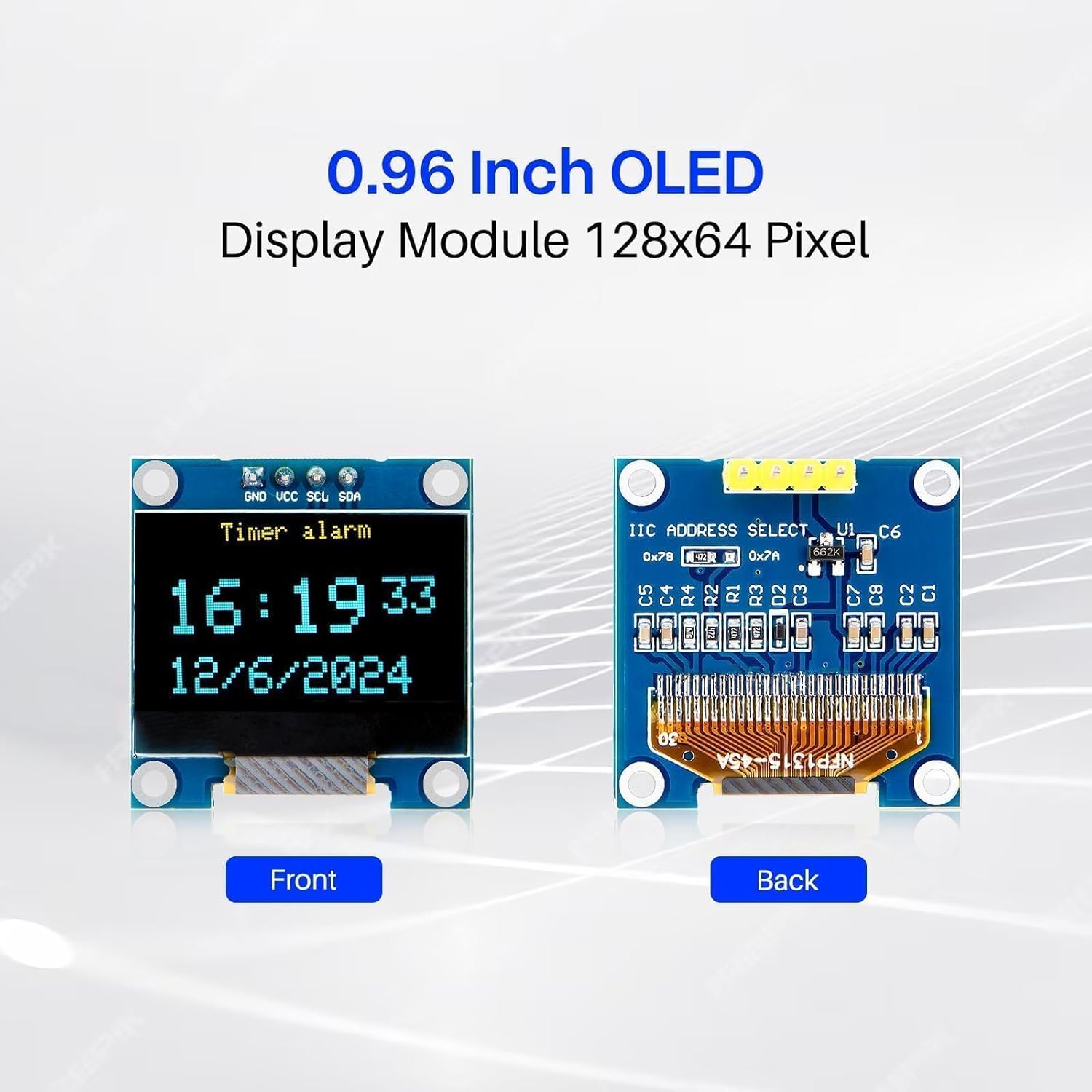 3 قطع شاشة عرض OLED مقاس 0.96  - مراجعة Oled Display 0.96 وسعره
