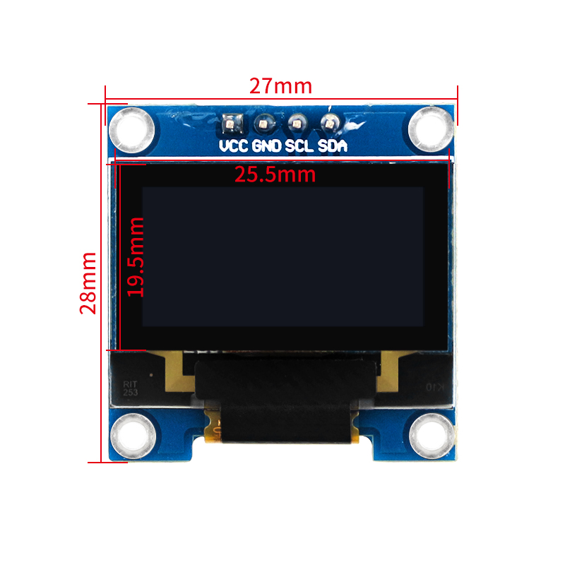 0.96 بوصة OLED SSD1306 I2C IIC - مراجعة Oled Display 0.96 وسعره