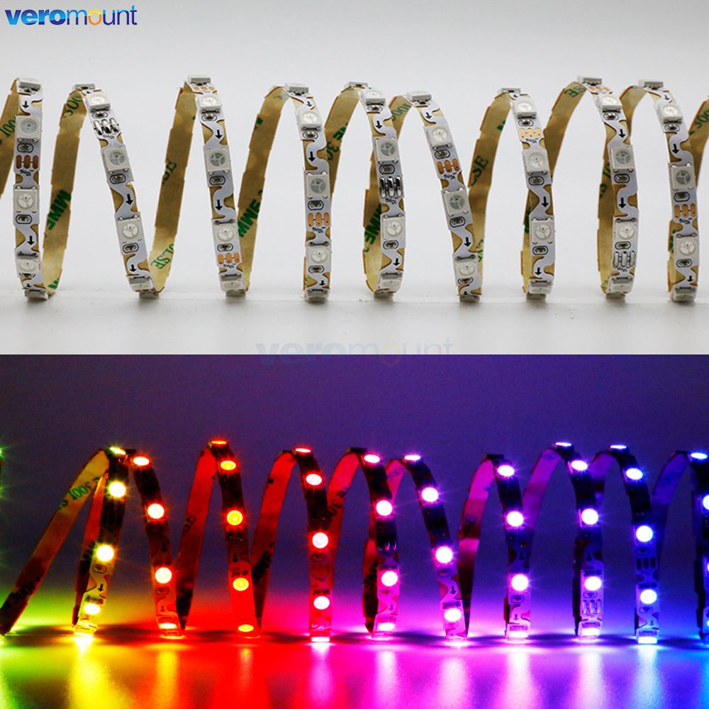 6 مللي متر ضيق مع ثنائي الفيني - مراجعة Ws2812B Strip 5V وسعره