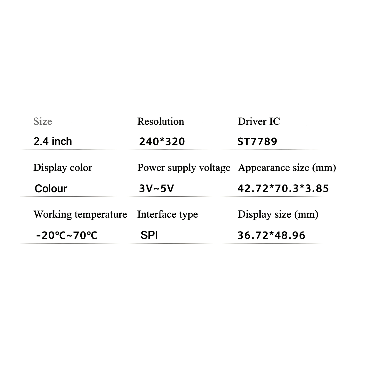 شاشة عرض TFT LCD مقاس 2.4 بوصة - مراجعة Tft Display 2.4 وسعره
