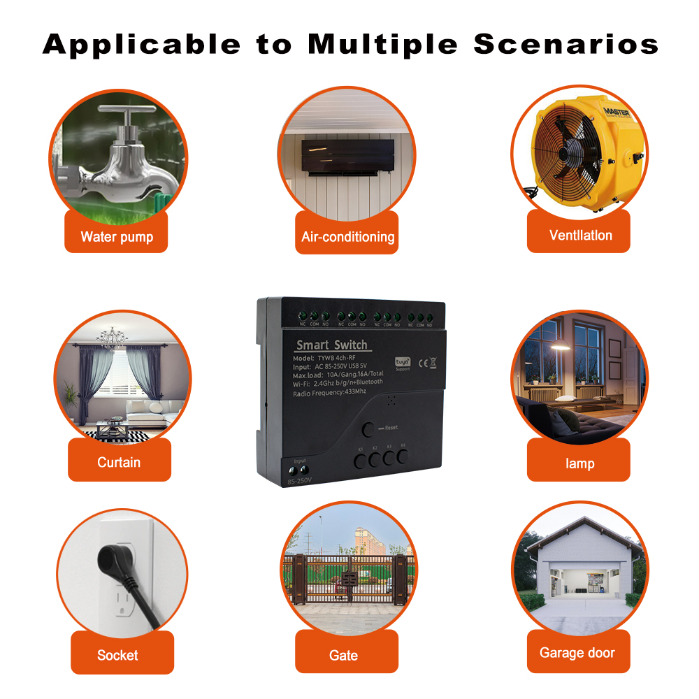 4CH Tuya الذكية واي فاي وحدة ت - مراجعة Ir Remote Module وسعره
