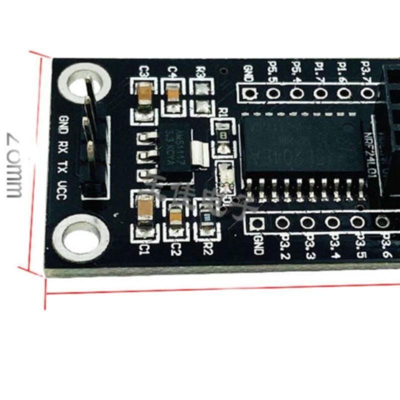 STC15L204 + NRF24L01 واجهة لوح - مراجعة Nrf24L01 وسعره