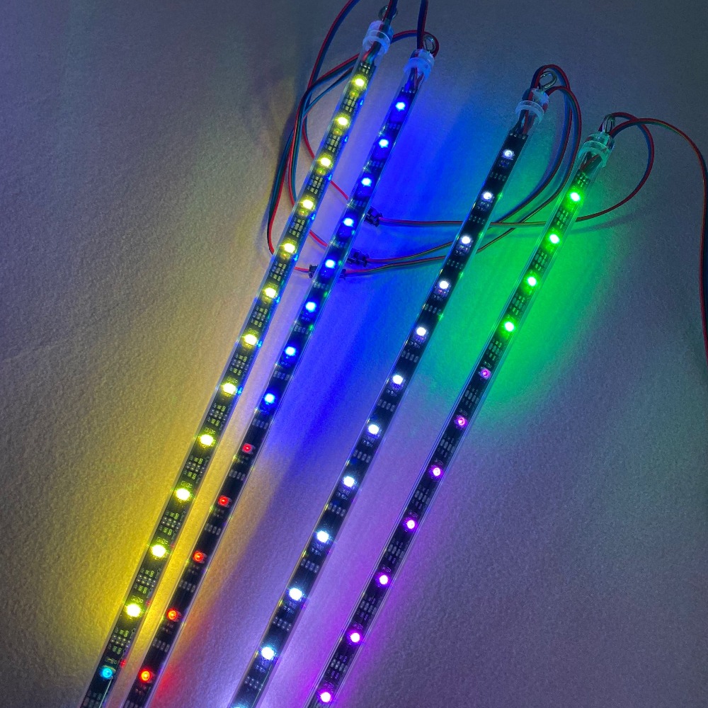DC5V WS2812B 64leds/M أنابيب ب - مراجعة Ws2812B وسعره