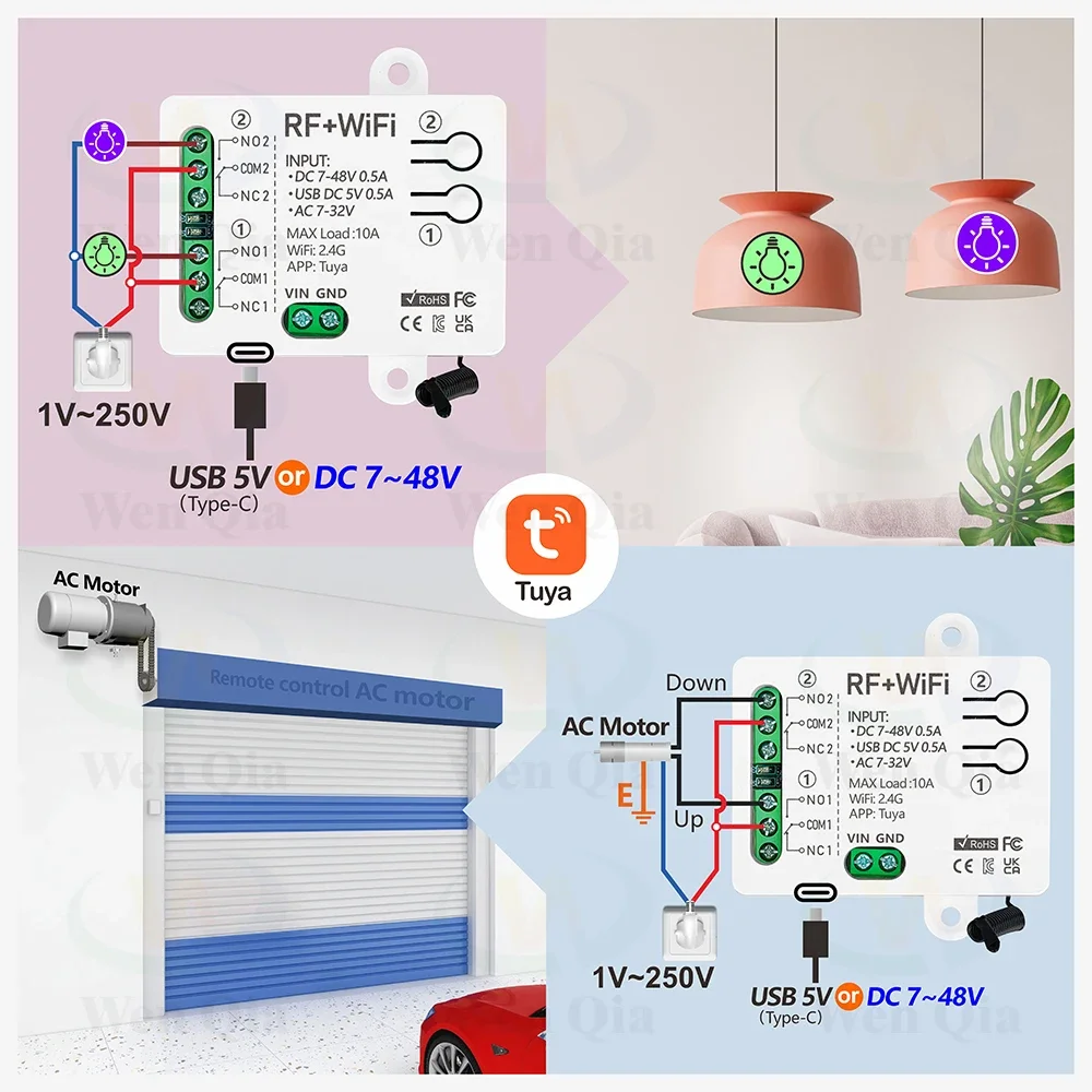 2CH مفتاح الإضاءة الذكي تويا ، - مراجعة Ir Remote Module وسعره