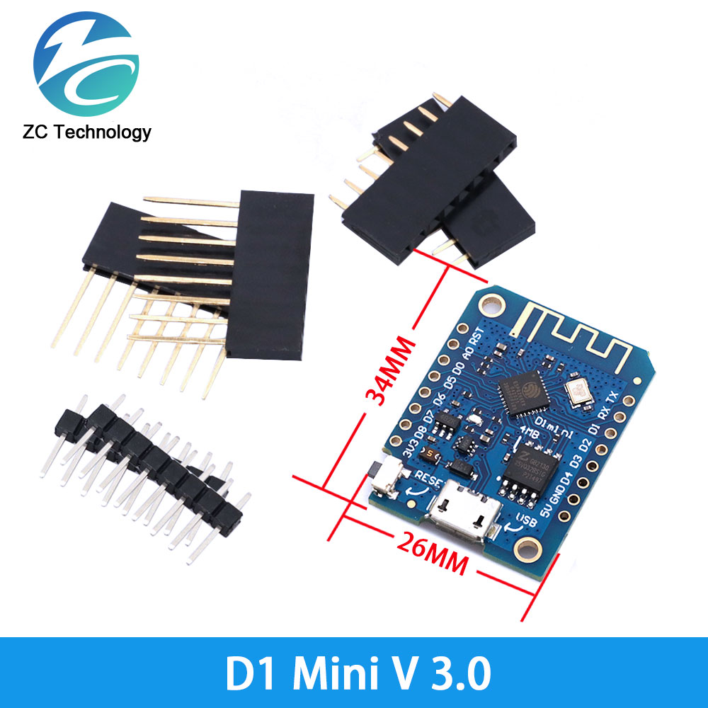 D1 البسيطة ESP8266 ESP-12F CH3 - مراجعة Dht22 وسعره