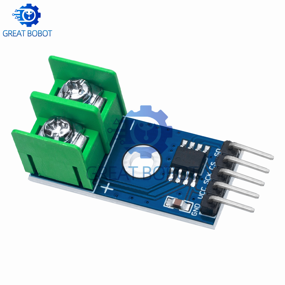 وحدة MAX6675 مع مستشعر حراري م - مراجعة Thermocouple Module K Type وسعره
