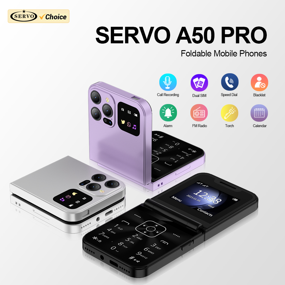 سيرفو A50 PRO هاتف محمول قابل  - مراجعة Tft Display 2.4 وسعره
