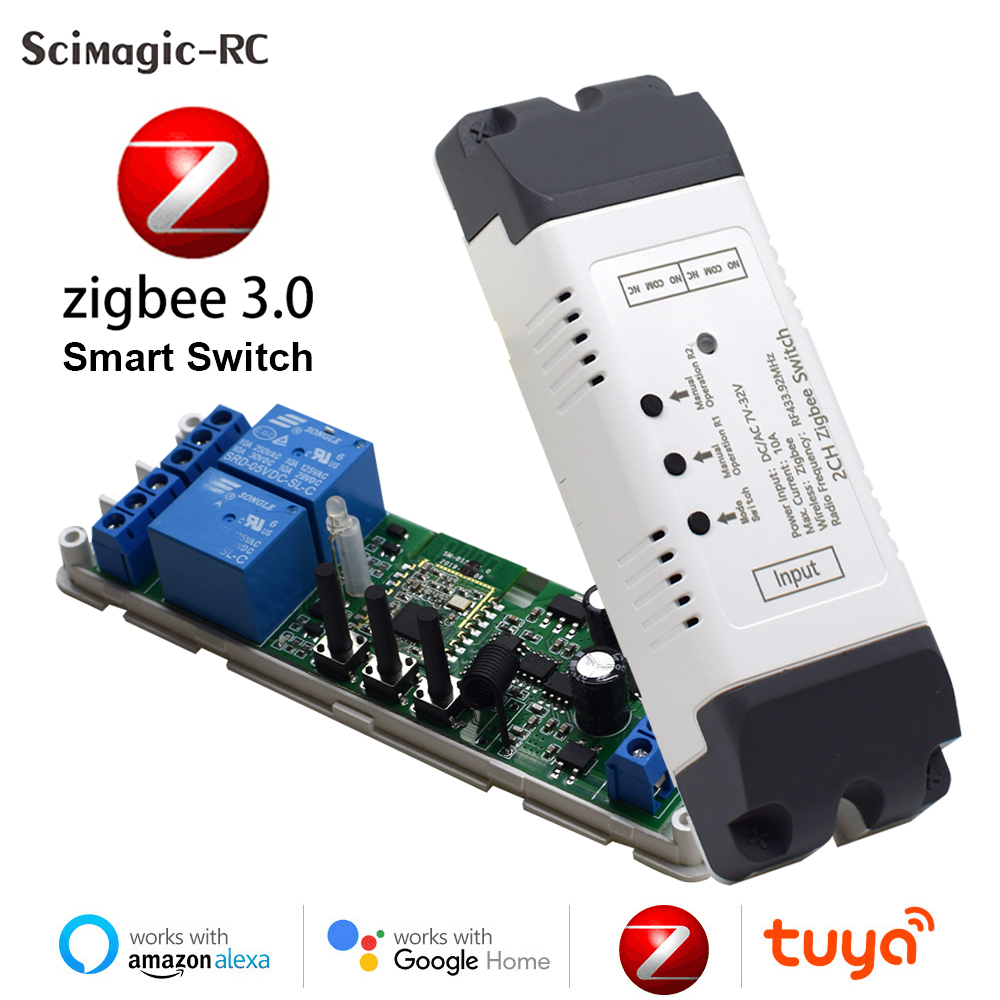 Tuya Zigbee-مفتاح ذكي بجهاز تح - مراجعة Relay Module 4 Channel وسعره