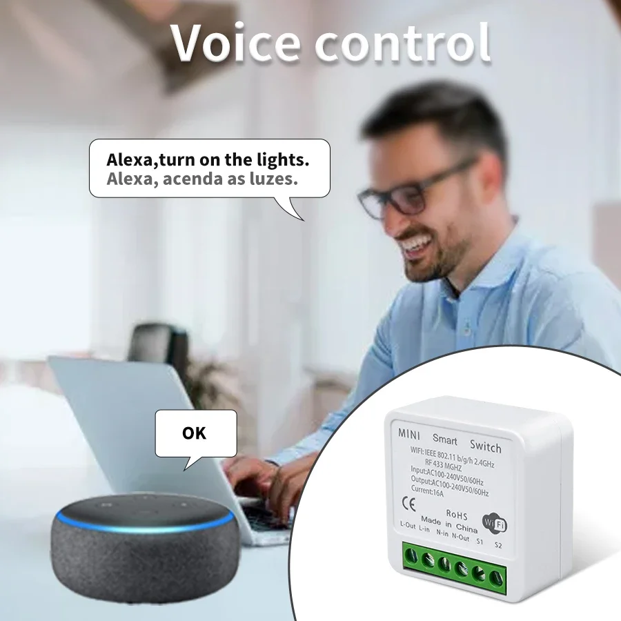 واي فاي RF 433 ميجا هرتز مفتاح - مراجعة Ir Remote Module وسعره