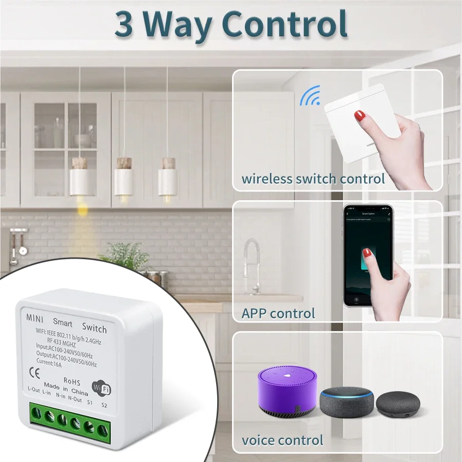 واي فاي RF 433 ميجا هرتز مفتاح - مراجعة Ir Remote Module وسعره