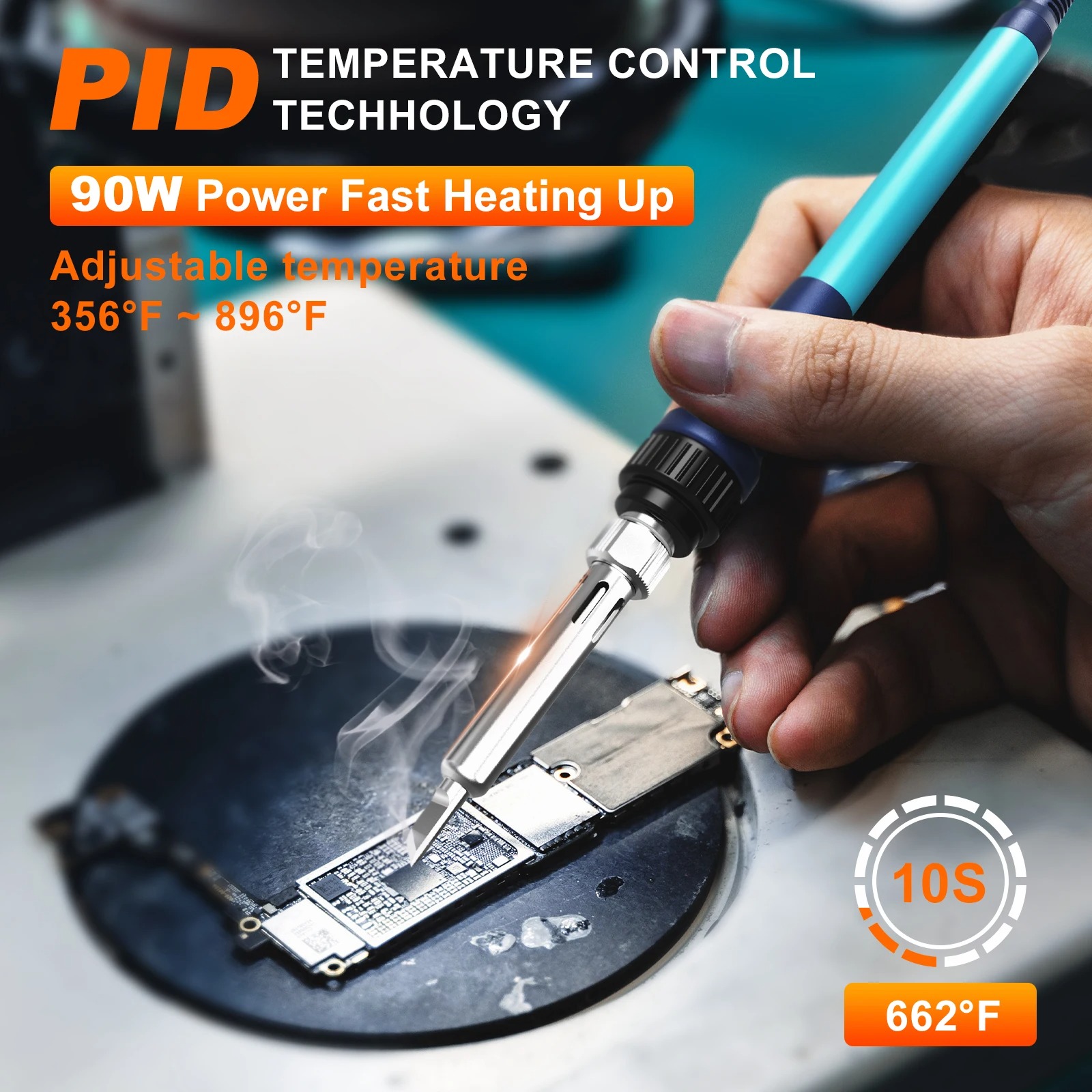 محطة لحام باكون BK969 بقوة 90  - مراجعة Soldering Iron Temperature Probe وسعره