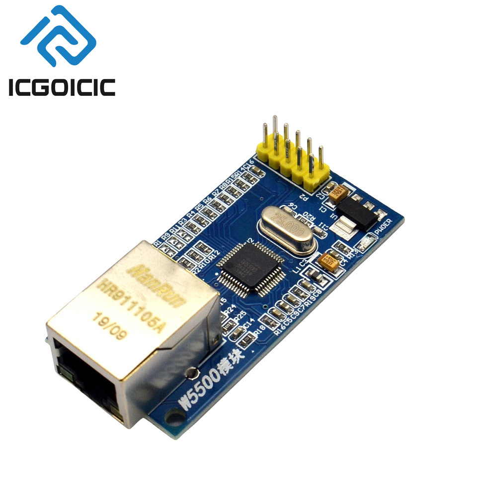 وحدة إيثرنت W5500 - TCP/IP بسل - مراجعة Ethernet W5500 وسعره