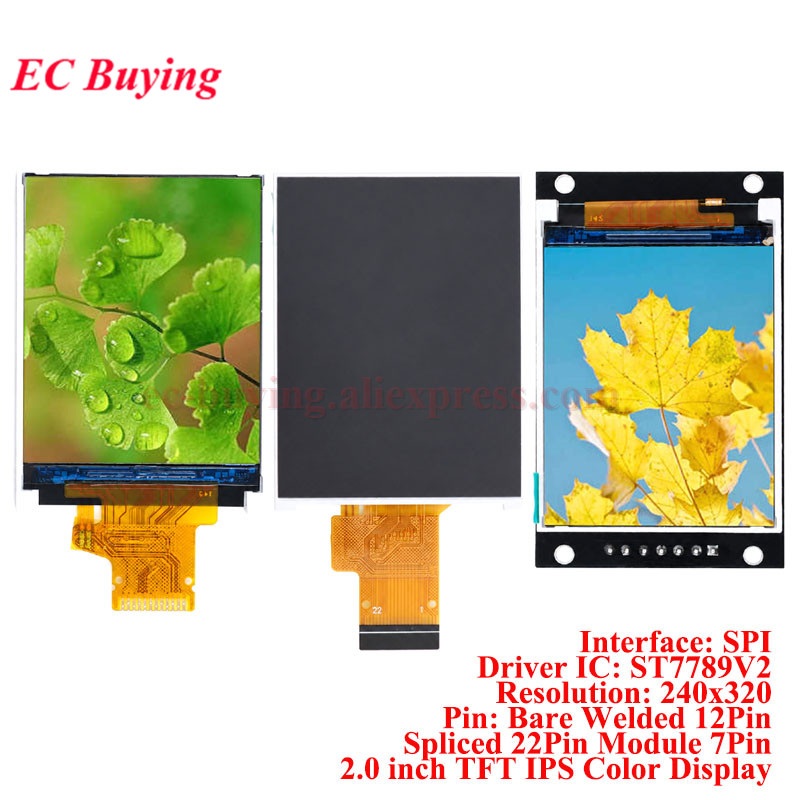 شاشة عرض LCD ملونة IPS TFT مقا - مراجعة Tft Display 2.4 وسعره