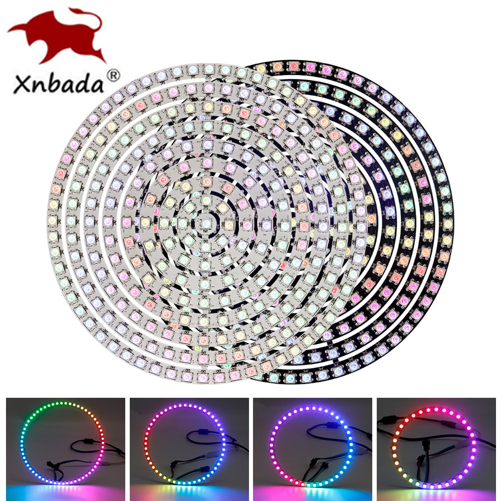 WS2812B RGBIC LED حلقة قابلة ل - مراجعة Neopixel وسعره