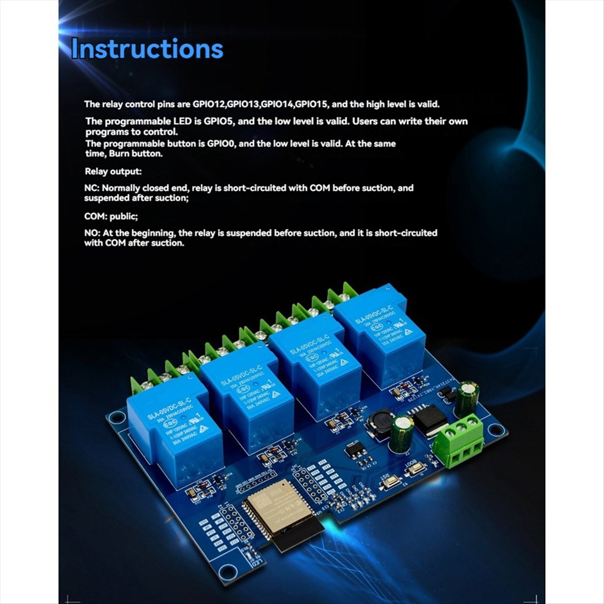 وحدة ريلاي HDL ذات 4 قنوات 30  - مراجعة Relay Module 4 Channel وسعره