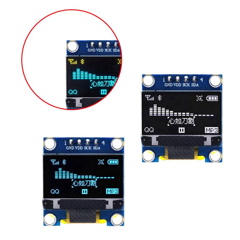 شاشة OLED من نوع SSD1306 مقاس  - مراجعة Oled Display 0.96 وسعره