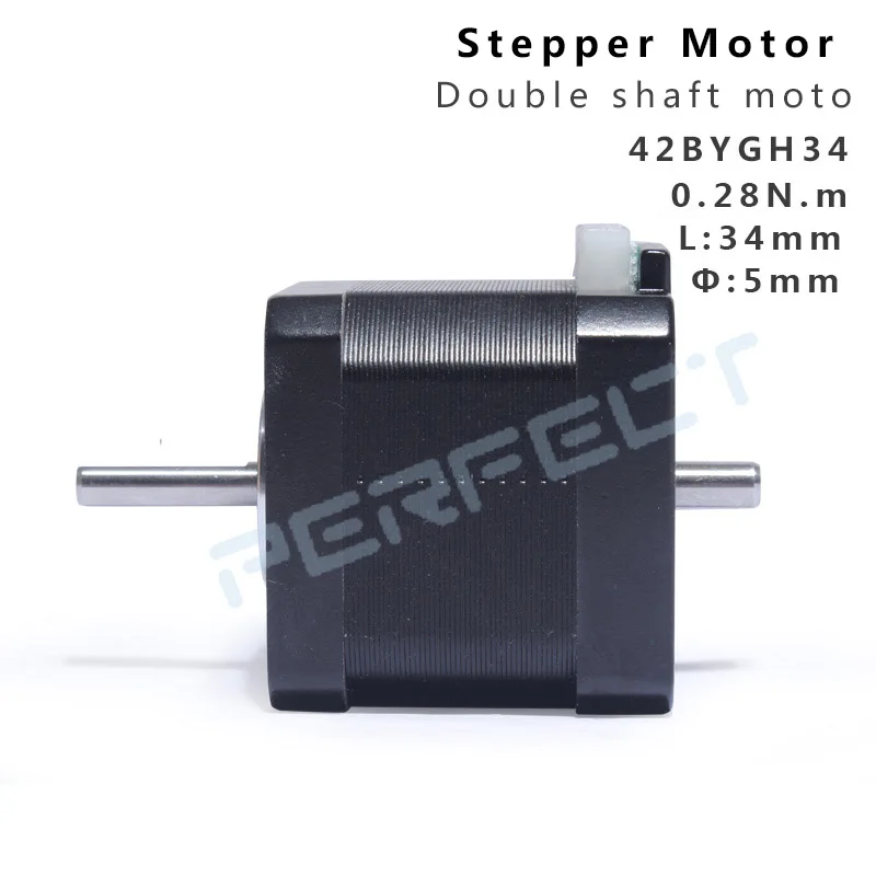 محرك ثنائي المحور 42BYGH34 Nem - مراجعة Stepper Motor 28Byj وسعره