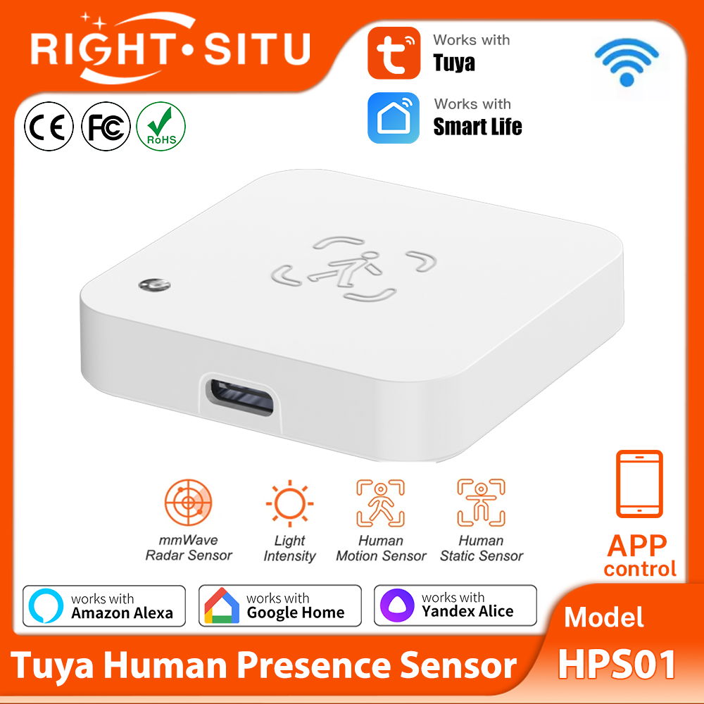 Tuya WiFi MmWave كاشف الرادار  - مراجعة Pir Motion Sensor وسعره