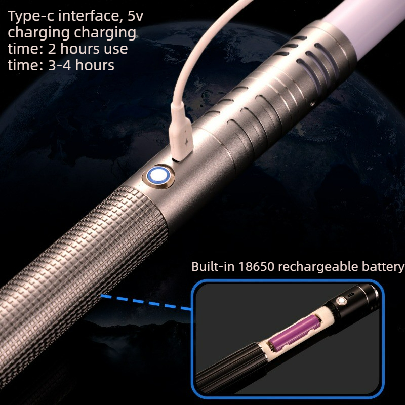 هدية مضحكة على شكل سيف ضوئي -  - مراجعة Neopixel وسعره