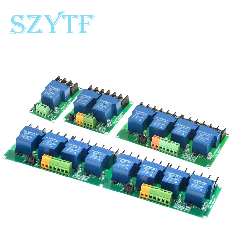 وحدة ترحيل 1 2 4 8 قنوات 30 أم - مراجعة Relay Module 4 Channel وسعره