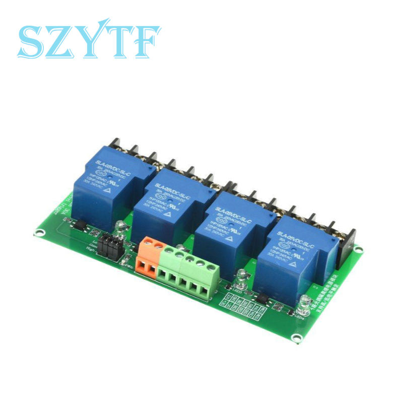 وحدة ترحيل 1 2 4 8 قنوات 30 أم - مراجعة Relay Module 4 Channel وسعره